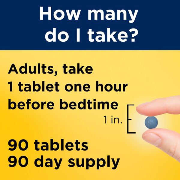 Nature Made Melatonin 4mg Extended Release Tablets, 100% Drug Free Sleep Aid for Adults, 90 CT