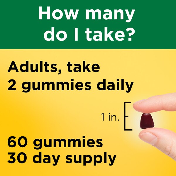Nature Made - Hierro en gomitas de 18 mg con vitamina C, 60 u.