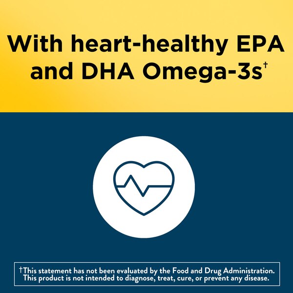 Nature Made Multivitamin for Him with Omega 3, Multivitamin for Men, Gummy Vitamins & Minerals, 80 CT