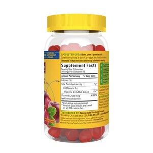 Nature Made Energy Vitamin B12 1000 mcg, Cherry & Mixed Berry Flavored Gummy Vitamins, 150 CT