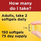 Nature Made Fish Oil Supplements 1200 mg, Omega 3 Supplements for Healthy Heart Support Softgels, 150 CT, thumbnail image