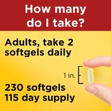 Nature Made Fish Oil Mega 1200 MG, Liquid Softgel, 230 CT, thumbnail image