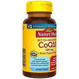Nature Made CoQ10 100mg with Black Pepper Extract Softgels, 30 CT, thumbnail image