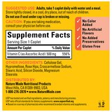 Nature Made Vitamin C 500 mg with Rose Hips Caplets, 130 CT, thumbnail image 5 of 10