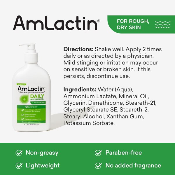 AmLactin Alpha-Hydroxy Therapy Daily Moisturizing Body Lotion