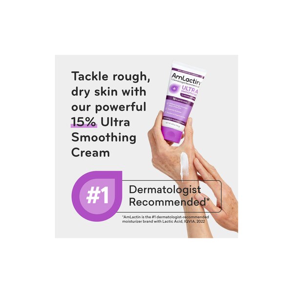 AmLactin Alpha-Hydroxy Therapy Ultra Smoothing Intensely Hydrating Cream