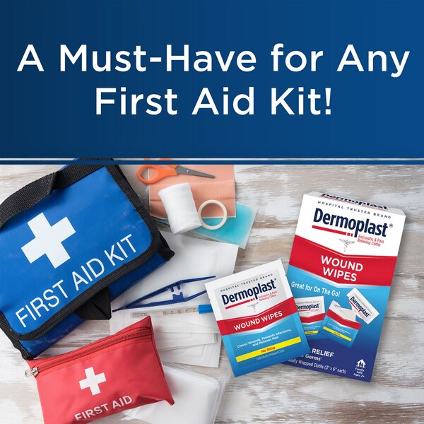 Dermoplast Wound Wipe, 10 CT