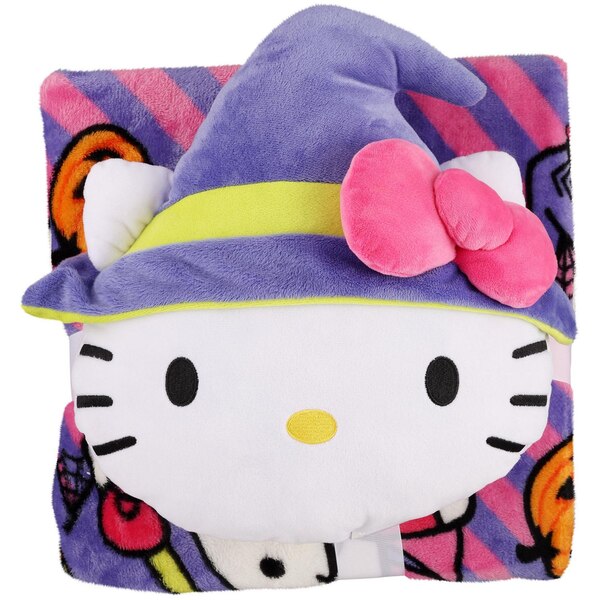 Hello Kitty Nogginz Pillow & Plush Blanket Set