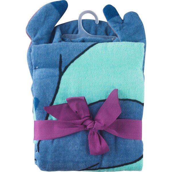 Disney Lilo & Stitch Hooded Towel, 22 x 51 in