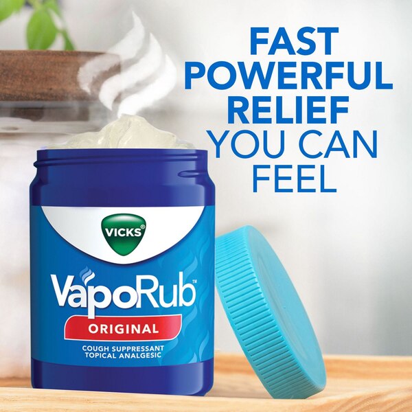 Vicks VapoRub Cough Suppressant Topical Analgesic Ointment