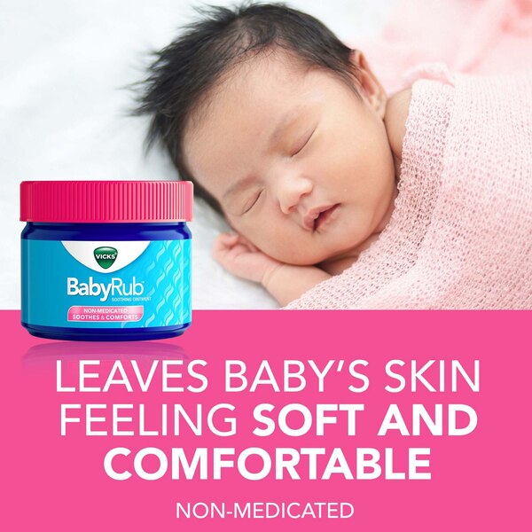 Vicks BabyRub Non-Medicated Soothing Ointment, 1.76 OZ