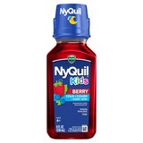 Vicks Children's NyQuil, Nighttime Cold & Cough Multi-Symptom Relief, Berry, 8 FL OZ, thumbnail image