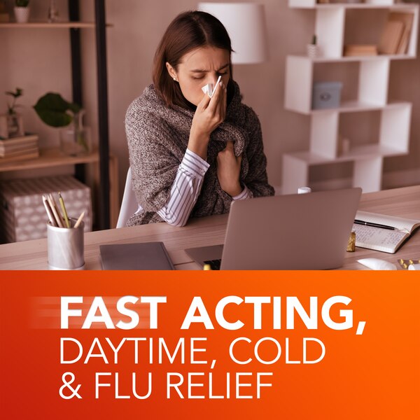 Vicks DayQuil, Non-Drowsy, Daytime Cold & Flu Medicine, 12 OZ