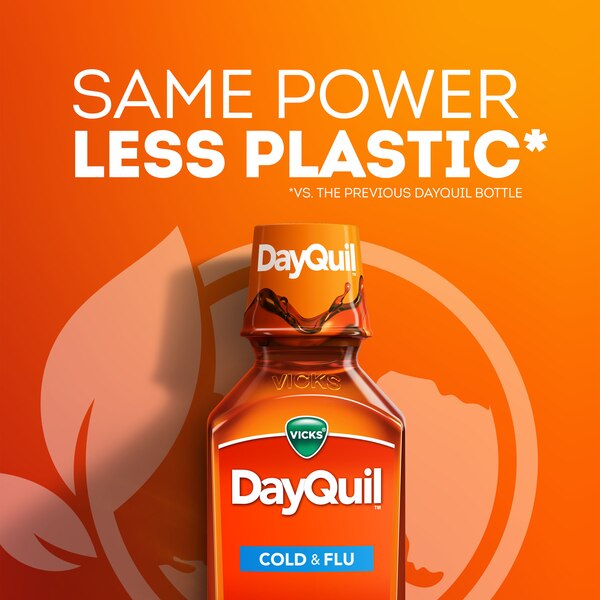 Vicks DayQuil, Non-Drowsy, Daytime Cold & Flu Medicine, 12 OZ