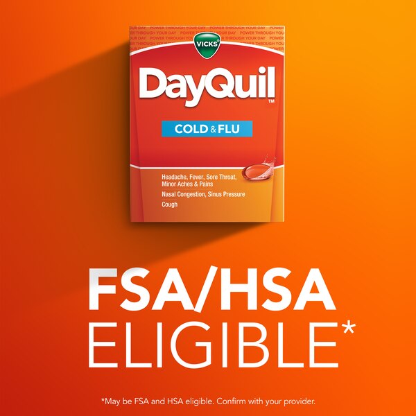 Vicks DayQuil Cold & fl.u Multi-Symptom Relief, 24 CT