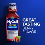 Vicks NyQuil and DayQuil SEVERE Cough, Cold & Flu Relief Liquid, 2x12 Fl OZ Combo, Relieves Sore Throat, Fever, and Congestion, Day or Night, thumbnail image