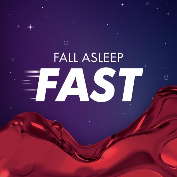 Vicks ZzzQuil Night Pain Liquid, Nighttime - Analgésico y ayuda para dormir en jarabe, Black Cherry, 2 12 oz líq.