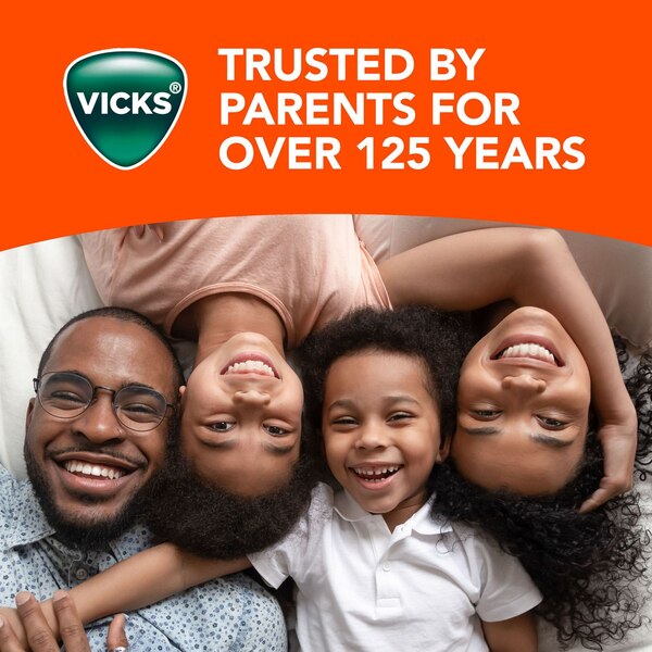 VICKS DayQuil Kids Berry Cold & Cough + Mucus Multi-Symptom Relief, Daytime Relief, 8 FL OZ