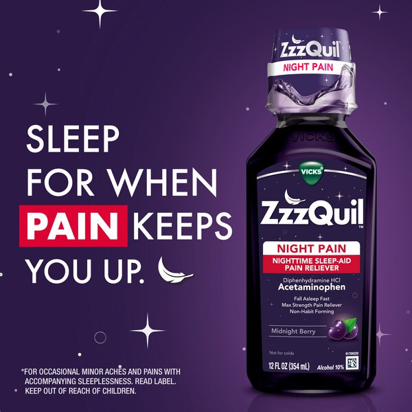 ZzzQuil PURE Zzzs Melatonin Sleep Aid Gummies, 60 CT