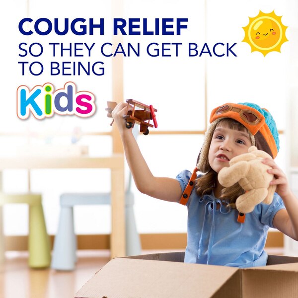 VICKS DayQuil & NyQuil Kids Berry Cold & Cough Medicine Combo Pack, Daytime & Nighttime Relief, 2 8 FL OZ Bottles