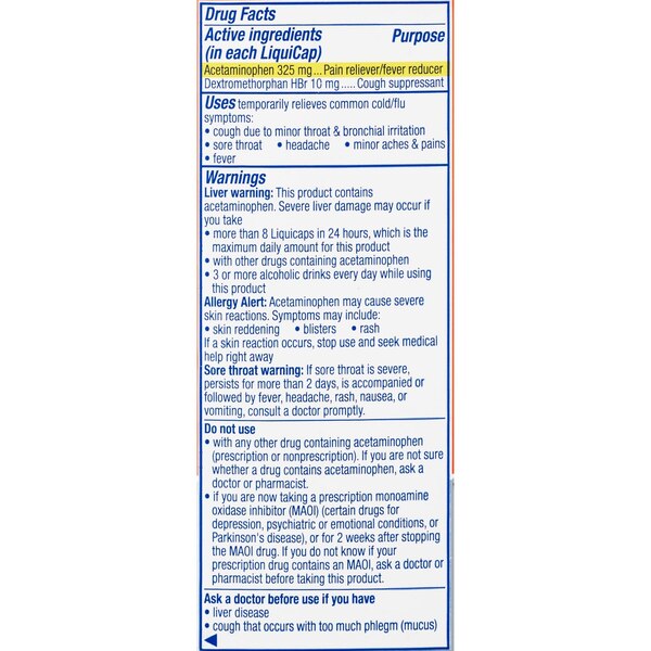 Vicks DayQuil & NyQuil Cold & Flu Liquicaps Combo Pack for High Blood Pressure, 48 CT