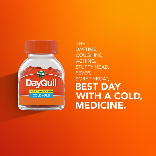 DayQuil Ultra Concentrated Cold and Flu LiquiCaps, 48 CT