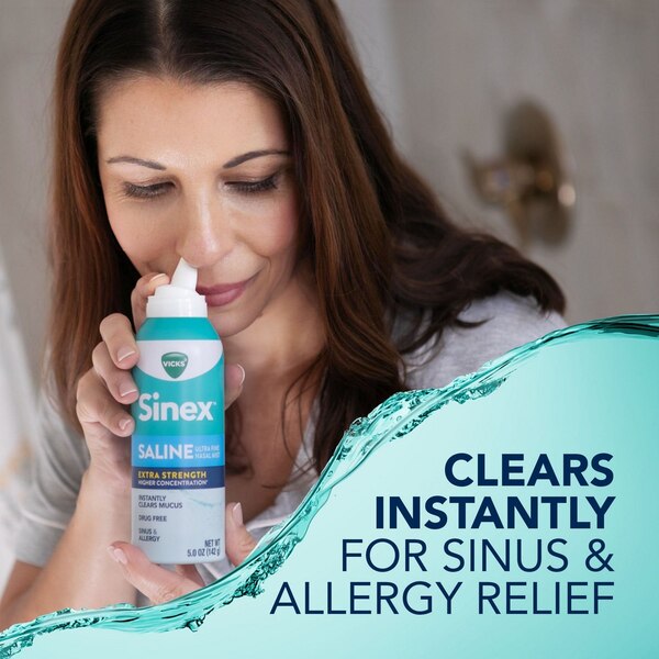 Vicks Sinex Extra Strength Saline Spray, 5 OZ