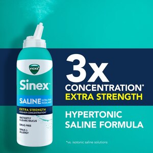 Vicks Sinex Extra Strength Saline Spray, 5 OZ