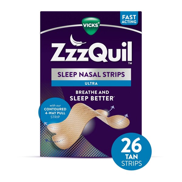 ZzzQuil Ultra Sleep Nasal Strips, 26 CT