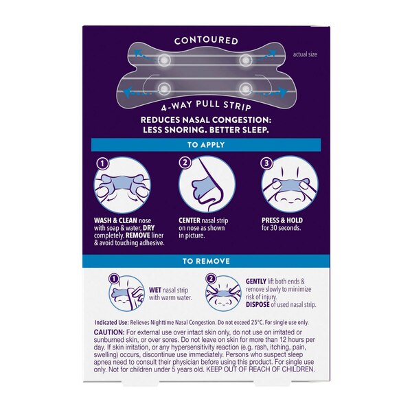 ZzzQuil Ultra Sleep Nasal Strips, 26 CT, Clear