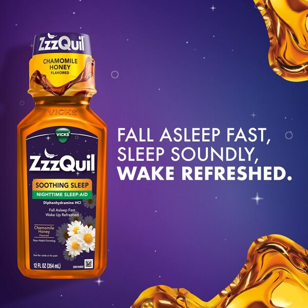 ZzzQuil Soothing Sleep Nighttime Sleep-Aid, 24 FL OZ