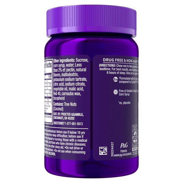 ZzzQuil Pure Zzzs Advanced 10mg Melatonin Gummies, 42 CT