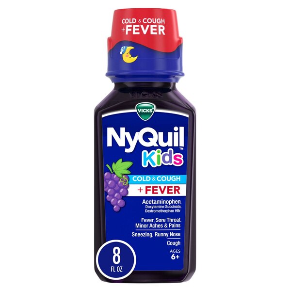 Vicks NyQuil Kids, Grape, 8 OZ
