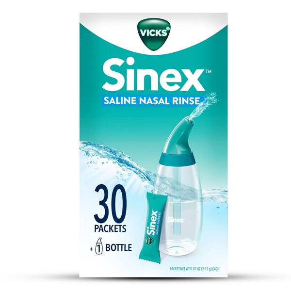 Sinex Saline Rinse Kit, 30 CT