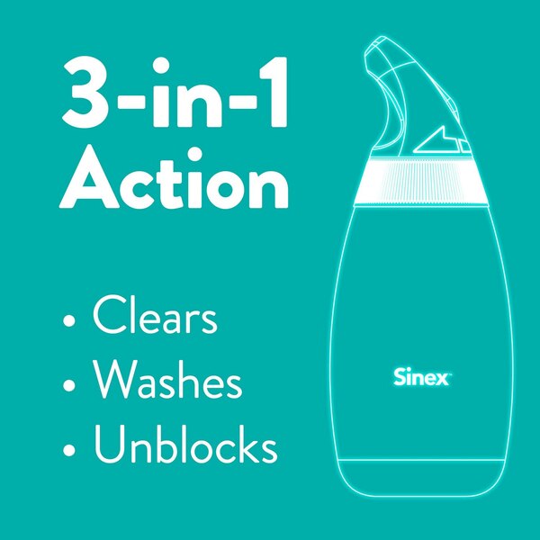 Sinex Saline Rinse Kit, 30 CT