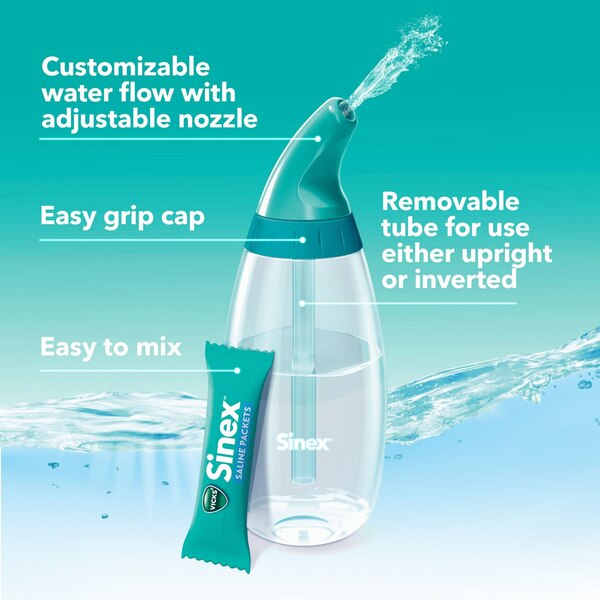 Sinex Saline Rinse Kit, 30 CT