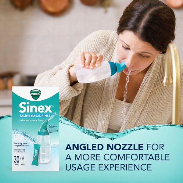 Sinex Saline Rinse Kit, 30 CT