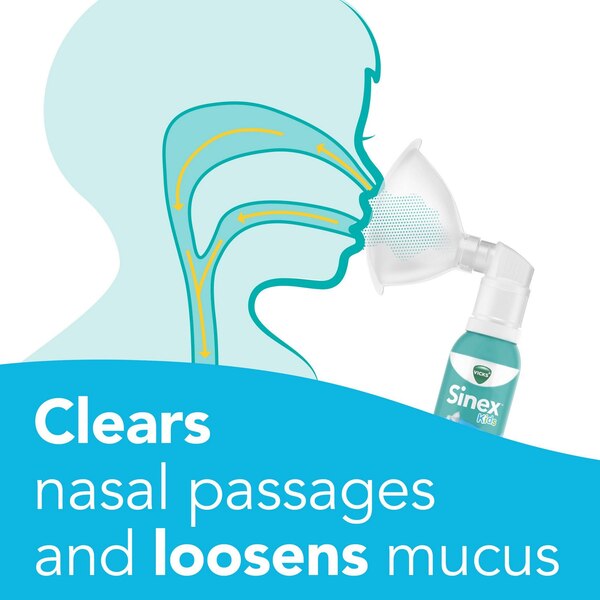 Vicks Sinex Kids Saline Easy Mist Kit, 1.7 OZ