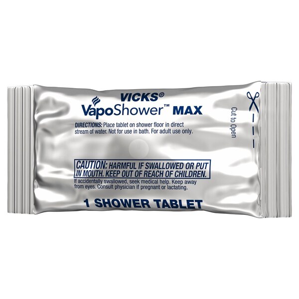 Vicks VapoShower Max Shower Tablets, 4 CT