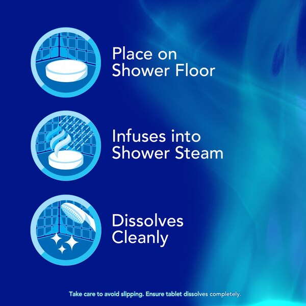 Vicks VapoShower Max Shower Tablets, 4 CT
