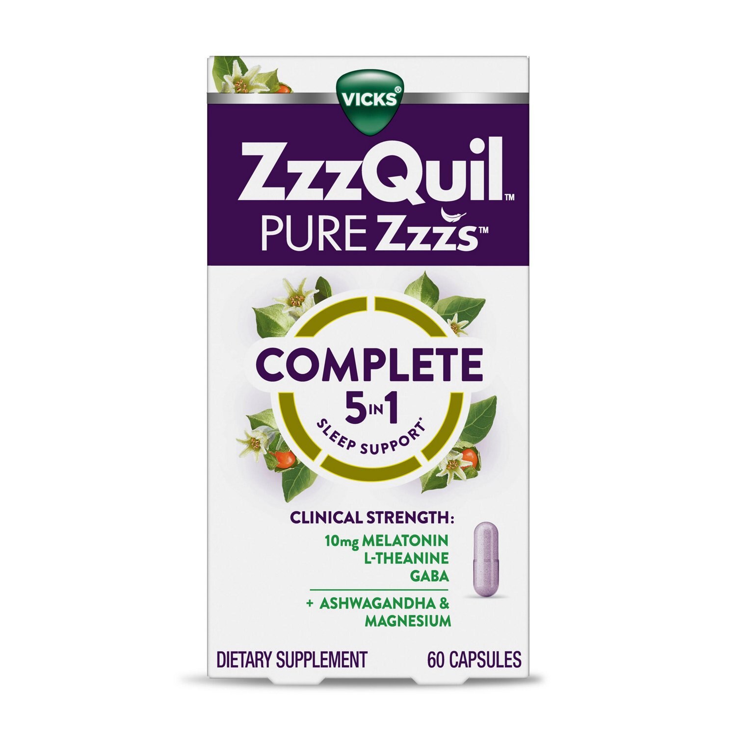 Zzz Quil PURE Zzzs Complete Sleep, 60 CT