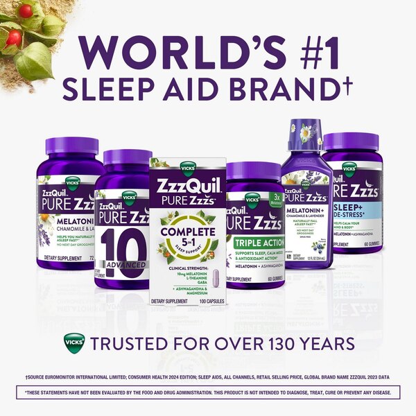 Zzz Quil PURE Zzzs Complete Sleep, 60 CT