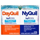 Vicks DayQuil and NyQuil VapoCool SEVERE Cold & Flu + Congestion Relief Caplets Combo Pack, 48 CT, thumbnail image 1 of 8