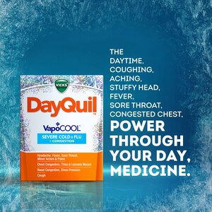 Vicks DayQuil and NyQuil VapoCool SEVERE Cold & Flu + Congestion Relief Caplets Combo Pack, 48 CT
