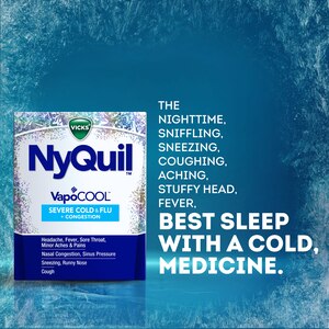 Vicks DayQuil and NyQuil VapoCool SEVERE Cold & Flu + Congestion Relief Caplets Combo Pack, 48 CT