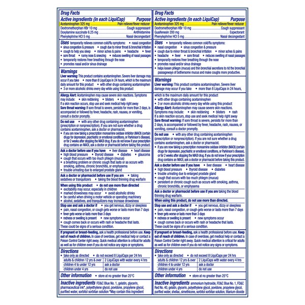 DayQuil and NyQuil SEVERE Cold and Flu Relief LiquiCaps Combo Pack, 24 CT