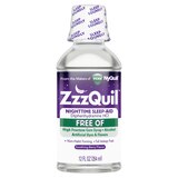 ZzzQuil Nighttime Sleep-Aid Alcohol Free Liquid, Soothing Berry, 12 FL OZ, thumbnail image
