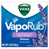 Vicks VapoRub Cough Suppressant Ointment, Lavender, 1.76 OZ, thumbnail image