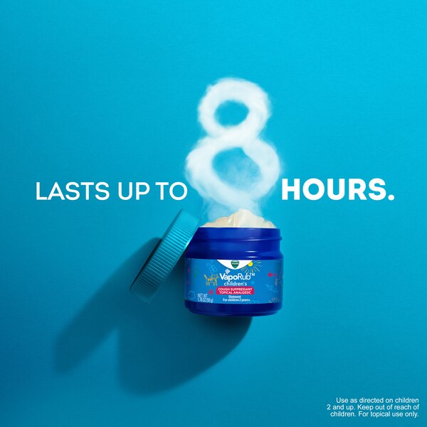 Vicks Children's VapoRub Cough Suppressant Ointment, 1.76 OZ