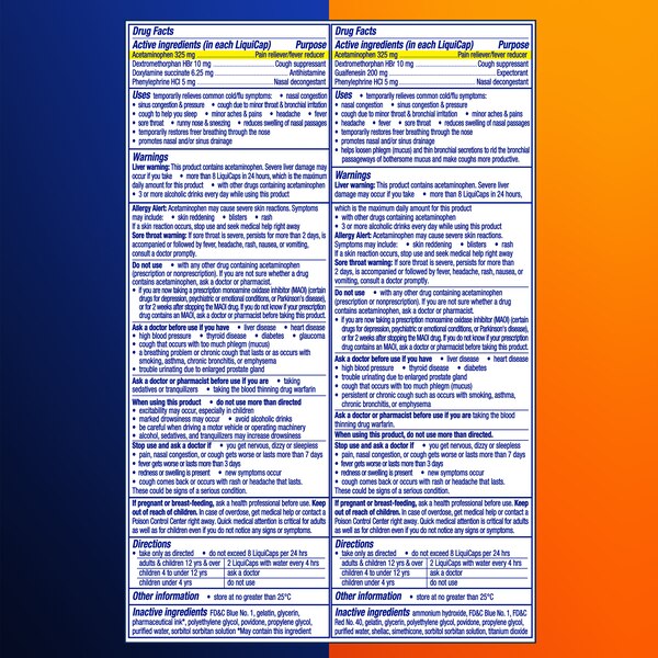 Vicks DayQuil Severe Cold & Flu LiquiCaps, 24 CT